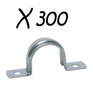 300 GRAPA APOLO U 50 P/TUBERIA ACERO COD. 950U