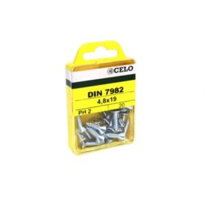 ¡OFERTA¡  TORNILLO DIN 7982 4,2X25 ZN. CAJA 250 U. Cod 79824225