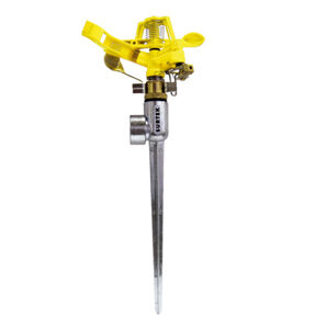 ASPERSOR METALICO POR PULSACIONES CON ESTACA METALICA 1 VIA Cod. 130321