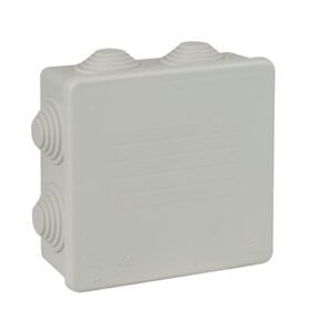 CAJA ESTANCA IP42 100X100X45 7 CONOS TAPA PRESION