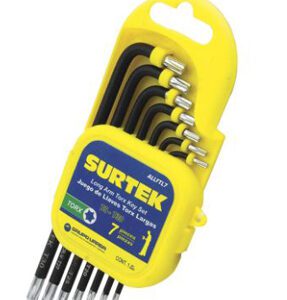 JUEGO DE 7 LLAVES HEXAGONAL ES TORX ® LARGAS EN RACK