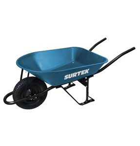 CARRETILLA CON BASTIDOR METALICO 5 FT LLANTA SOLIDA