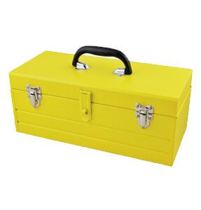 CAJA PORTAHERRAMIENTAS METÁLICA CON CHAROLA 16" X 7" X 6"