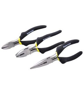 JUEGO DE 3 PINZAS PARA ELECTRICISTA